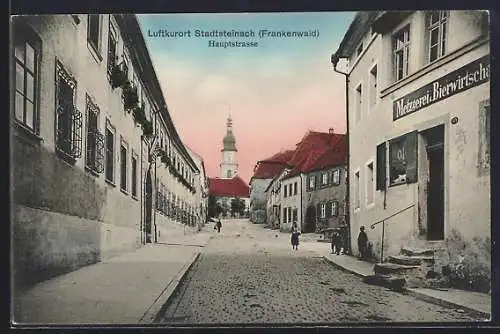 AK Stadtsteinach /Frankenwald, Gasthaus in der Hauptstrasse