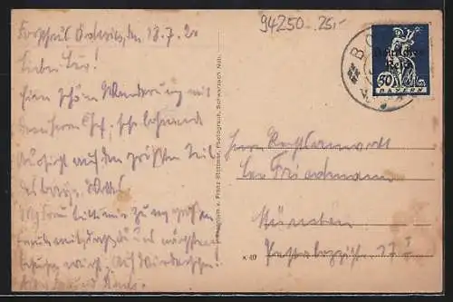 AK Oedwies, Rekonvaleszentenheim Costenz, Kapellchen, Hirschenstein