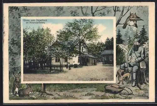 AK Wilthen, Jägerhaus am Mönchswalderweg
