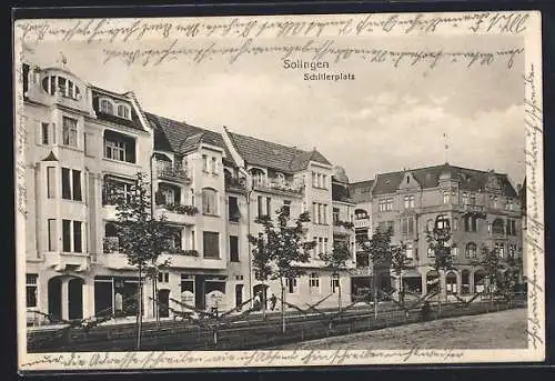 AK Solingen, Partie am Schillerplatz