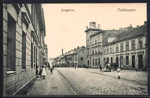 AK Fischhausen, Geschäftshaus Josef Wolff an der Langgasse