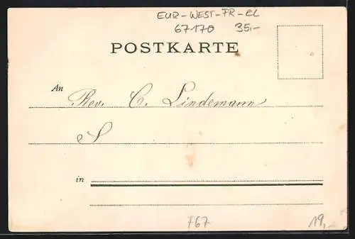 Lithographie Brumath, Haus Auguste-Victoria