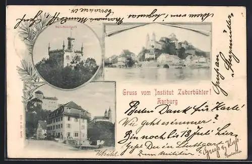 AK Aarburg, Institut Zuberbühler, Säli-Schlössli, Ortsansicht