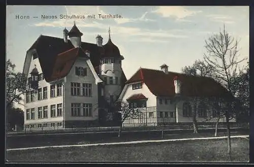 AK Horn, Neues Schulhaus mit Turnhalle