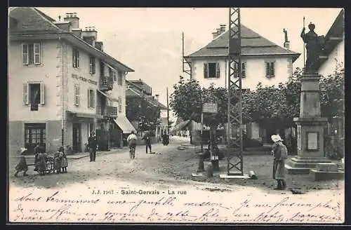 AK Saint-Gervais-les-Bains, La rue
