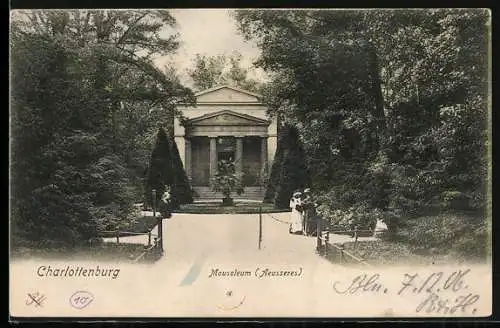 AK Berlin-Charlottenburg, Mausoleum, Äusseres