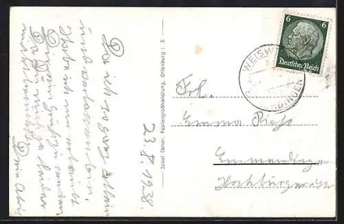 AK Weisweil a. Rhein, Gasthof zum Ochsen von Fritz Öhler