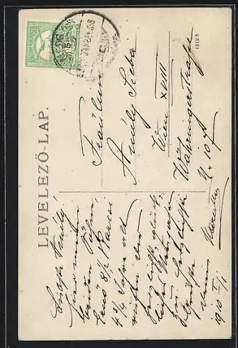 AK Kleine Schornsteinfeger mit Besen