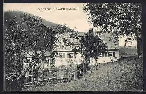 AK Warmensteinach, Partie am Pfeiferhaus