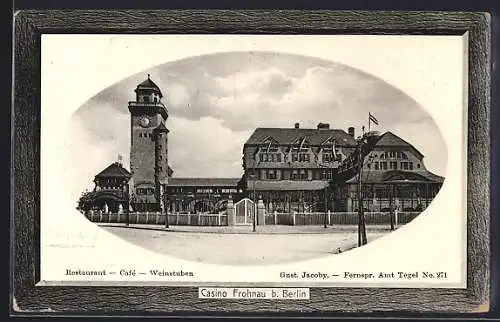 AK Frohnau b. Berlin, Restaurant-Café Casino v. Gust. Jacoby