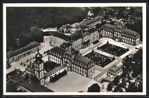 AK Bruchsal, Schloss Bruchsal vom Flugzeug aus