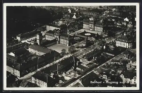 AK Bruchsal, Blick v. Flugzeug aus