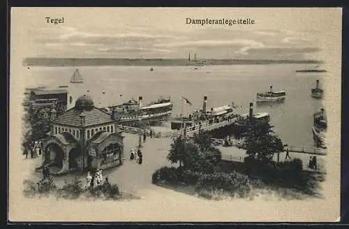 AK Berlin-Tegel, Dampferanlegestelle