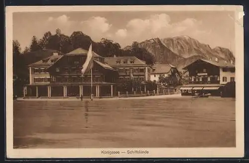 AK Königssee / Berchtesgaden, Schiffslände