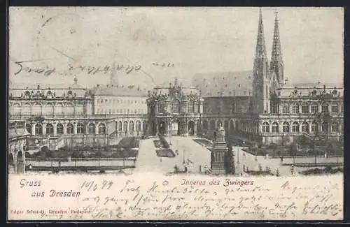 AK Dresden, Inneres des Zwingers