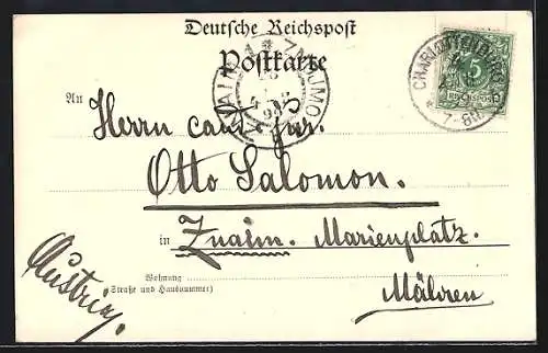 AK Potsdam, Stadtschloss mit Nicolaikirche