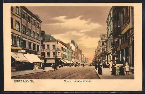 AK Saarbrücken, Obere Bahnhofstrasse