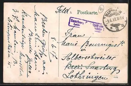 AK Mannheim, Markttag auf dem Marktplatz, Strassenbahn