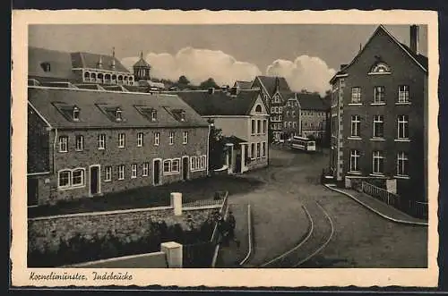 AK Aachen, Korneliusmünster, Indebrückenstrasse
