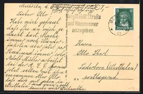 AK Berlin-Neukölln, Berliner Strasse mit Rathaus, Strassenbahn