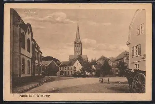 AK Heinsberg / Rhld., Partie am Marktplatz