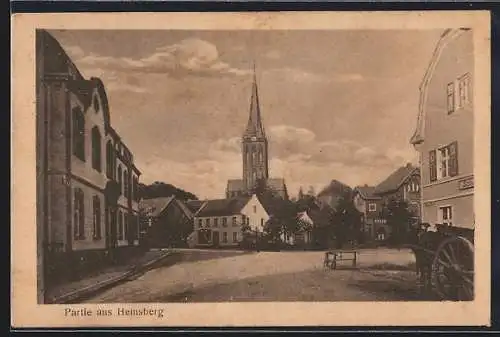 AK Heinsberg / Rhld., Partie am Marktplatz