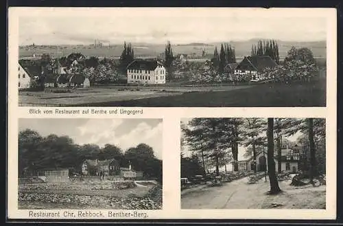 AK Benthe, Ortsansicht, Restaurant auf Benther Berg