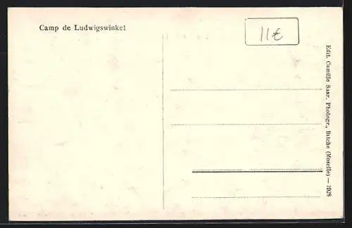 AK Ludwigswinkel, Camp de Luwigswinkel, Vue Générale