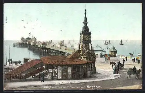 AK Brighton, The Aquarium and Palace Pier
