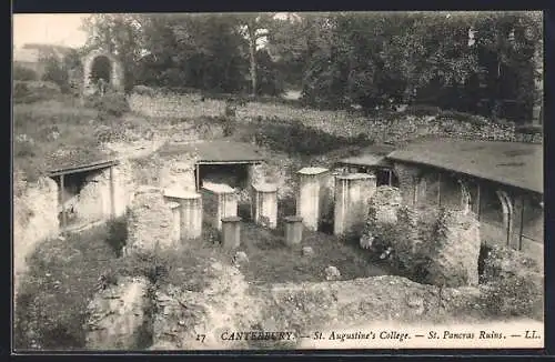 AK Canterbury, St. Augustine`s College, St. Pancreas Ruins