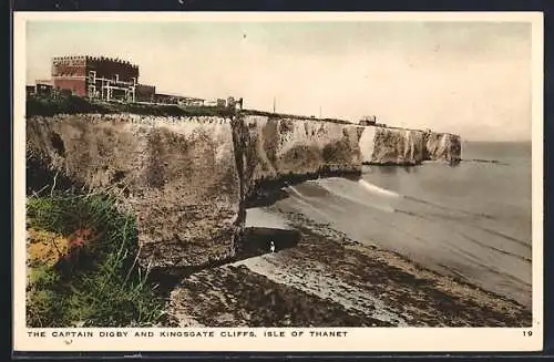 AK Kingsgate /Isle of Thanet, The Captain Digby and Kingsgate Cliffs