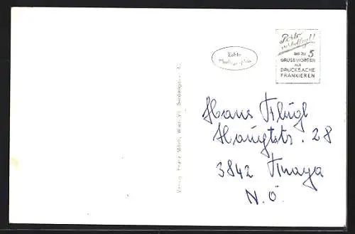 AK Thaya /N.-Ö., Vier Ansichten vom und aus dem Ort