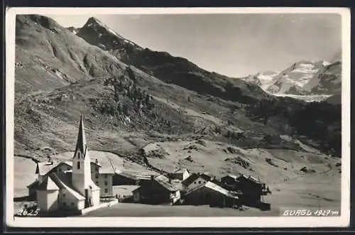 AK Gurgl, Blick auf den Ort