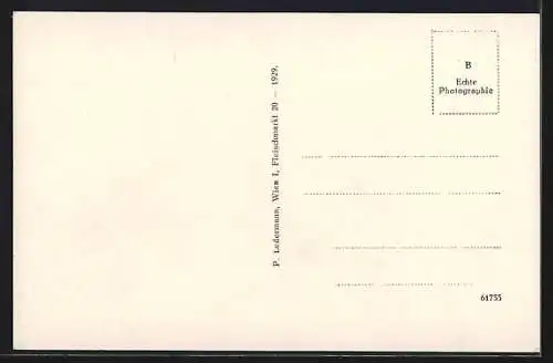 AK Wien, Gaststätte Meierei Cobenzl mit Blick auf die Stadt, Inh. Hans Hübner