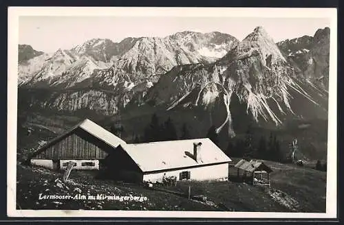 AK Lermoos, Lermooser Alm mit Miemingerbergen