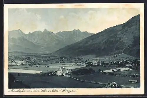 AK Maishofen /Pinzgau, Ortsansicht mit dem Stein. Meer