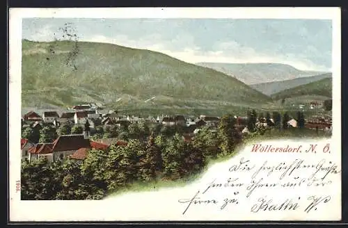 AK Wöllersdorf /N. Ö., Die Kirche im Ortskern