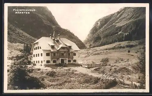 AK Plöckenhaus, Berghütte zur Sommerzeit