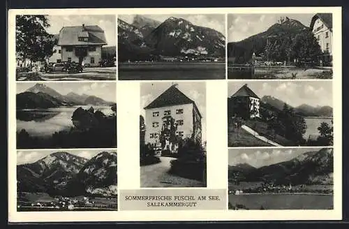 AK Fuschl am See, Verschiedene Ansichten vom Ort
