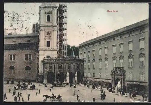 AK Salzburg, Residenz mit Kirche