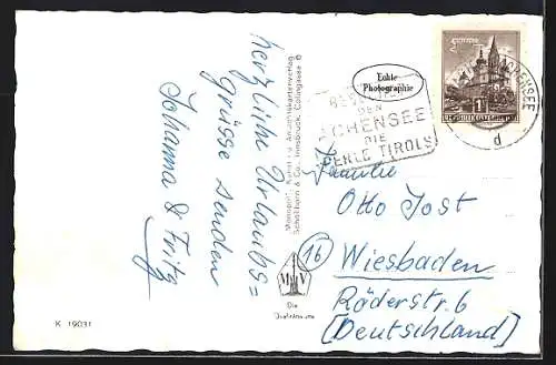 AK Schwaz /Unterinntal, Gasthof Grafenast gegen Karwendel und Unterinntal