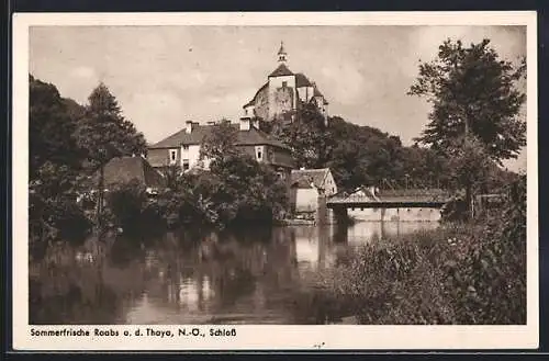 AK Raabs a. d. Thaya, Blick zum Schloss