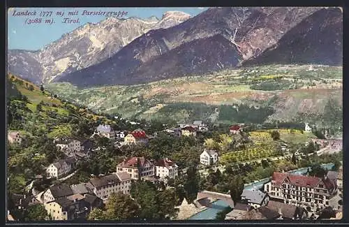 AK Landeck, Blick gegen die Parseiergruppe