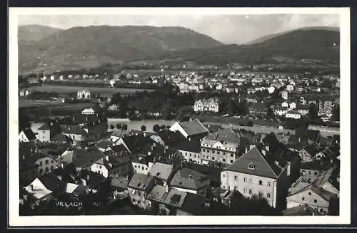 AK Villach, Lind aus der Vogelschau