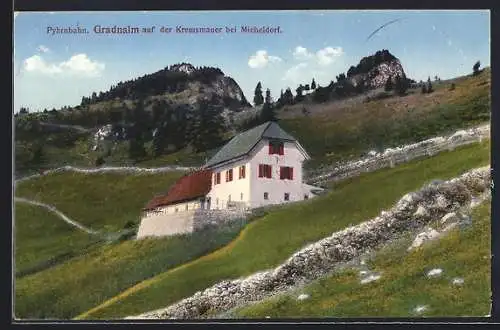 AK Micheldorf in Oberösterreich, Gradnalm, Gasthof auf der Kremsmauer