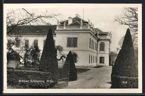 AK Göllersdorf /N. Ö., Blick auf das Schloss Schönborn