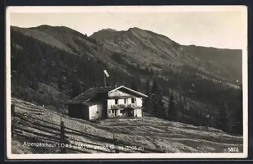 AK Schwaz /Tirol, Alpengasthof Loas gegen Gilfert
