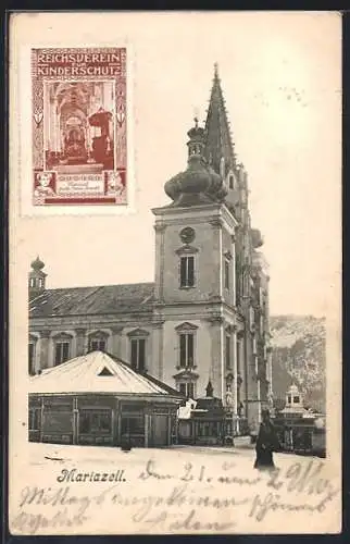 AK Mariazell, Ansicht der Kirche
