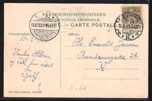 AK Kong Frederik VIII og Dronning Louise af Danmark