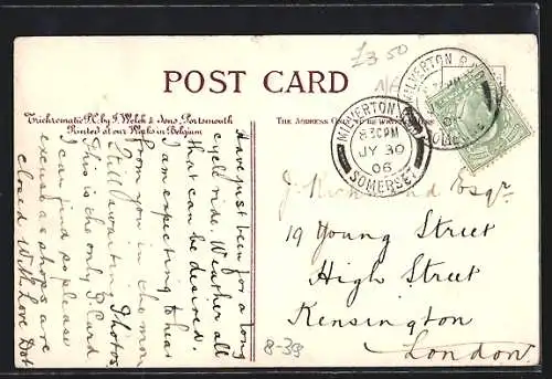 AK Frau bei einer Hellseherin